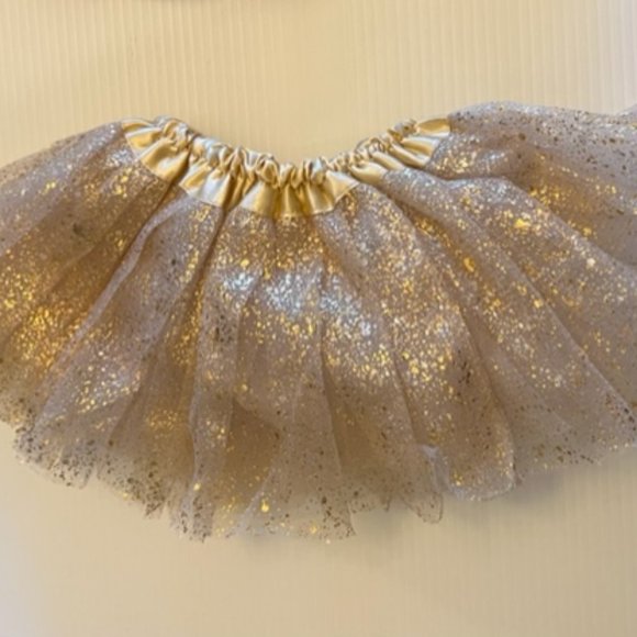 Two 12 month tutu's in gold and brown. - Picture 3 of 9